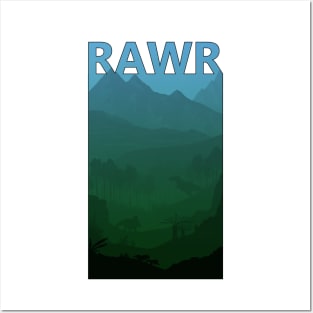 *RAWR* Dinosaurs in the wild Posters and Art